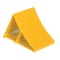 Vestil Aluminum Wheel Chock, 10x 7 x 8, Yellow EALUM-YEL - alternate 1